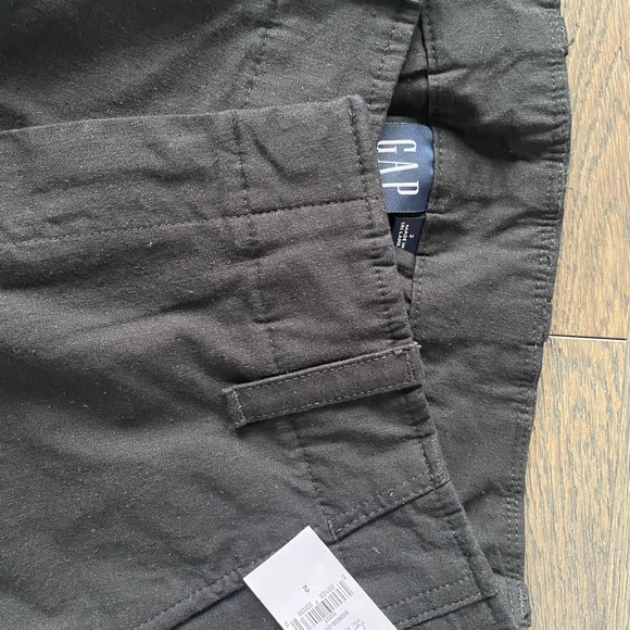 GAP Brand New Downtown Hemp Blend Shorts - Black size 2/ 26 - Picture 4 of 5